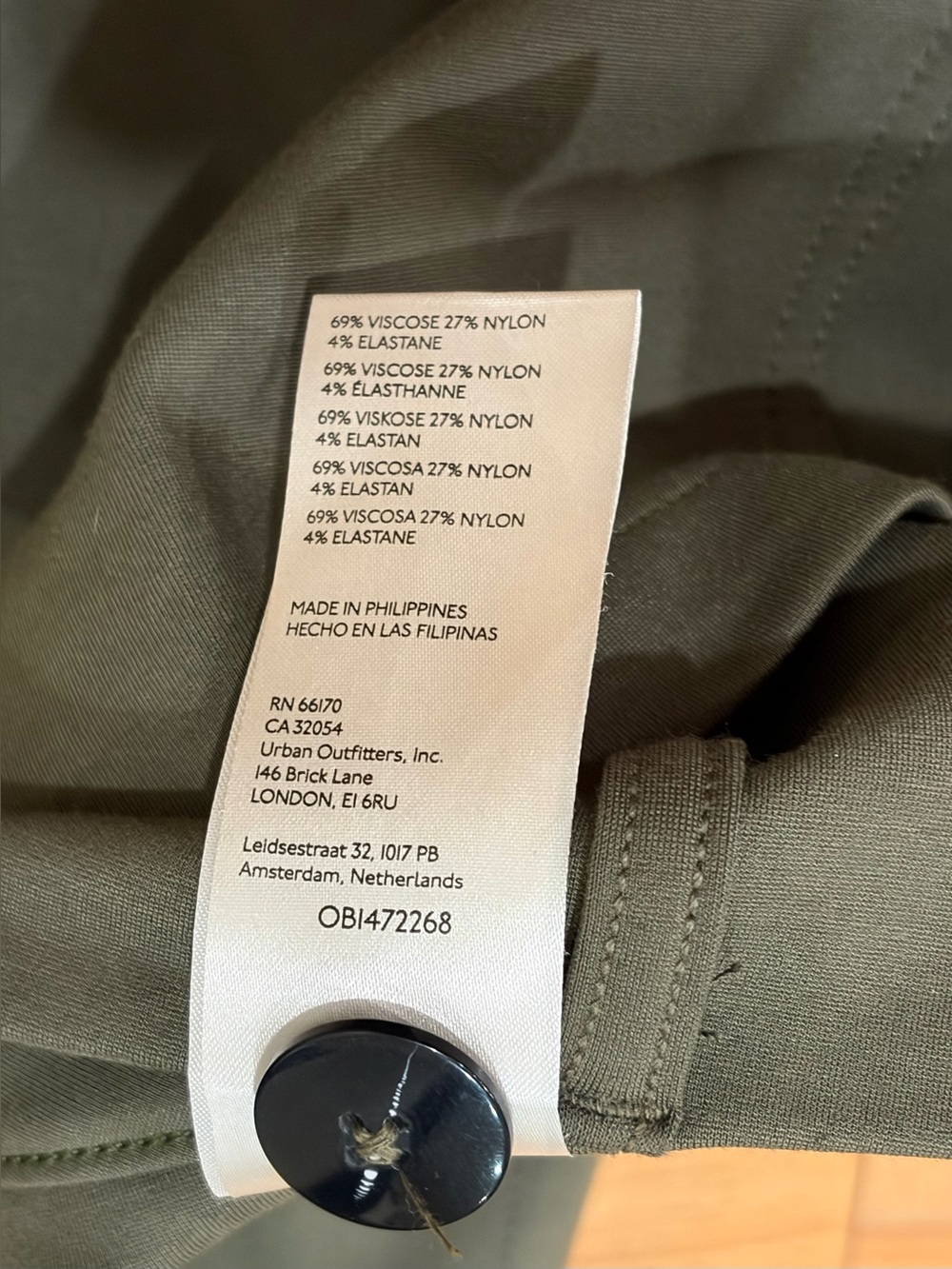 Maeve by Anthropologie The Collette Dark Army Green Cropped Wide Leg Pants - 29 - Picture 5 of 9